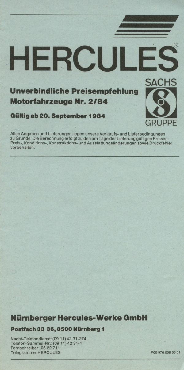 Preisliste 01