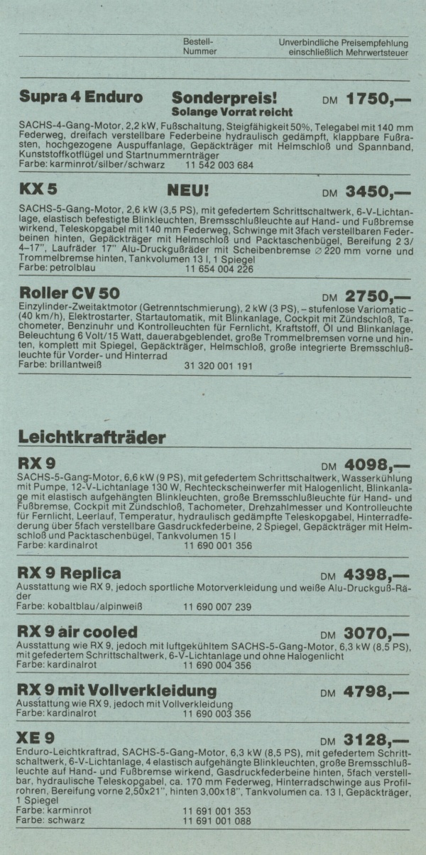 Preisliste 04
