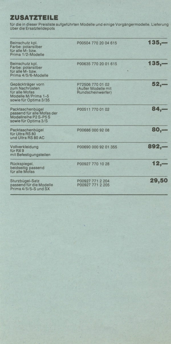 Preisliste 06
