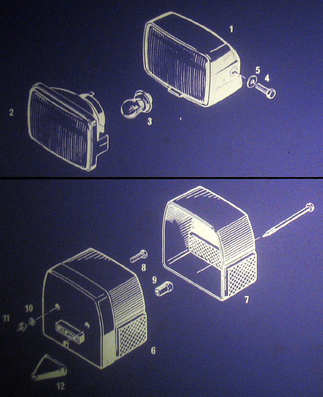 Rücklicht/ Scheinwerfer